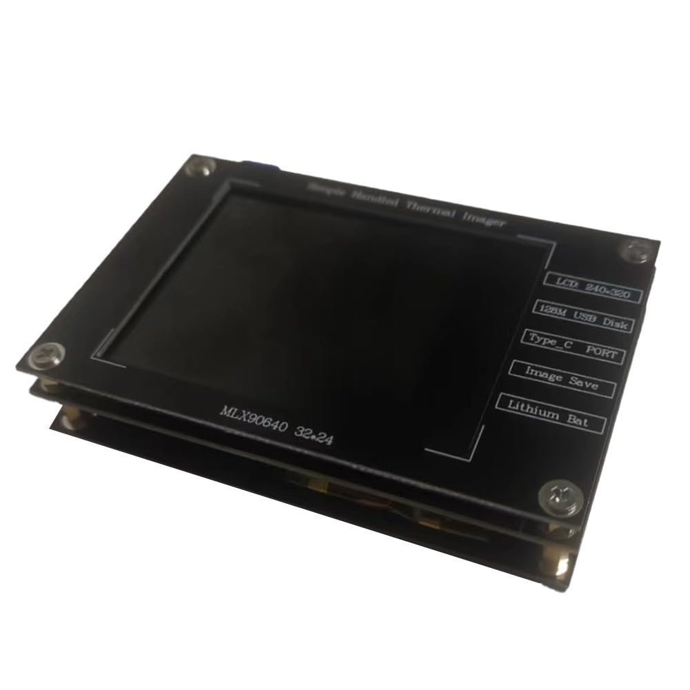 Cámara térmica compacta infrarroja de 320 x 240 píxeles, pantalla TFT de 2.8 pulgadas, almacena 100 imágenes USB, carga y mantenimiento eléctrico