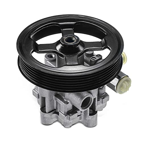 A-Premium Power Steering Pump With Pulley Compatible With Chrysler 200 2011-2014 Sebring 2007-2010 Dodge Avenger 2008-2014 Journey 2009-2017 L4 2.4L Gas #TOP3