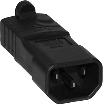 SF Cable, 3 Prong Plug Adapter, USA NEMA 5-15R to IEC 60320-C14