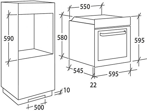 Candy - Forno elettrico multifunizione FCC 603 GH finitura ghisa da 60 cm :  Amazon.it: Grandi elettrodomestici