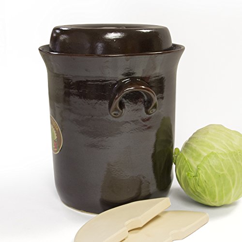 Tsm Products Harvest Fiesta Fermentation Pot With Stone Weight, 10-Liter #TOP1