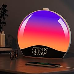 Sunrise Alarm Clock Wake Up Light, Kids Hatch Alarm Clock, Bluetooth White Noise Machine with 22