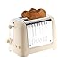 Price comparison product image Dualit DLT2Pa 26202 2-Slot Lite Toaster, 1.1 kW-Cream, Stainless Steel, 1100 W