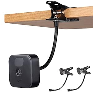 iTODOS 2 Pack Flexible Clip Clamp Mount for Blink XT,Blink XT2,Blink Mini,All-New Blink Outdoor, 8inches Flexible Long…