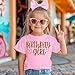 BOUTIKOME Sequins Birthday Girl Shirts Toddler Kid Girls T-Shirt Birthday Outfits Summer Tees B-Day Gifts Party Tops 1-10Y(Pink-1,4-5T)