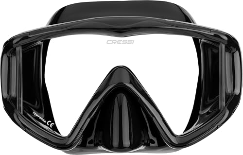 Cressi Large Wide View Mask for Scuba Diving & Snorkeling