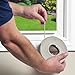 M-D Building Products Replaceable Caulk Cord Weatherseal: Quick and Effective Solution for Sealing Small Gaps, Cracks, and Protecting Against Drafts and Moisture (71522) (Gray) (30 ft)