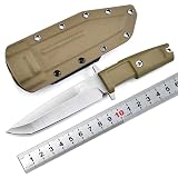 Joa Festes Gegen Full Tang messer Edc Outdoor Jagdmesser Feststehende klingen, gegen Einhandmesser...
