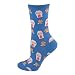 Socksmith Chinese Takeout Womens Blue Crew Socks