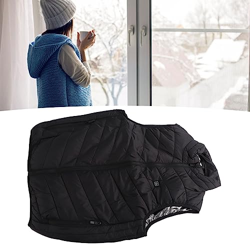 Gilet thermique électrique veste chauffante 4 zones de chauffage 3 niveaux de chaleur XXL - 5