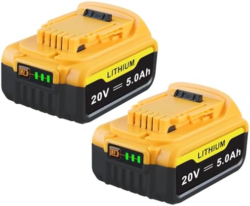 BATTOOL Lot de 2 batteries de rechange, 18 V, 5500 mAh, pour Makita 18