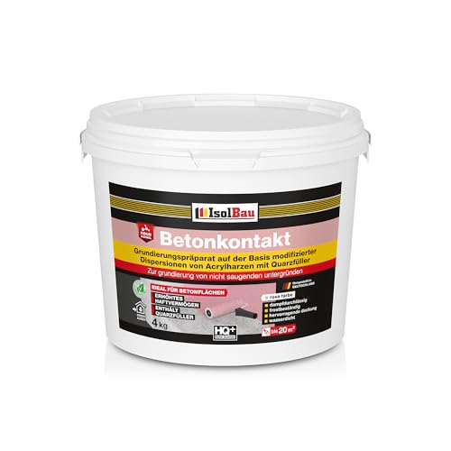 Isolbau Betonkontakt - 4 kg Betongrund zur Grundierung von glatten Untergründen aus Beton und Stahlbeton – Ansicht 1