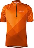 LÖFFLER Half-Zip Fahrradtrikot Kinder Flame Kindergröße 164 2021 Radtrikot kurzärmlig
