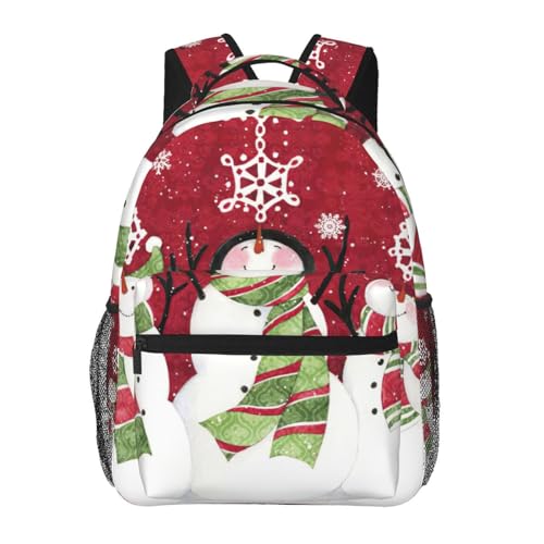 Sac à dos imprimé bonhomme de neige, le cadeau mixte idéal
