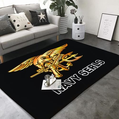 �J�[�y�b�g US Navy Seal �~���^���[ �l�C�r�[�V�[���Y �C�R���ꕔ�� ���O�}�b�g �O�~ ���イ���� ����~�ߕt �􂦂� ������� �i150*100cm�j