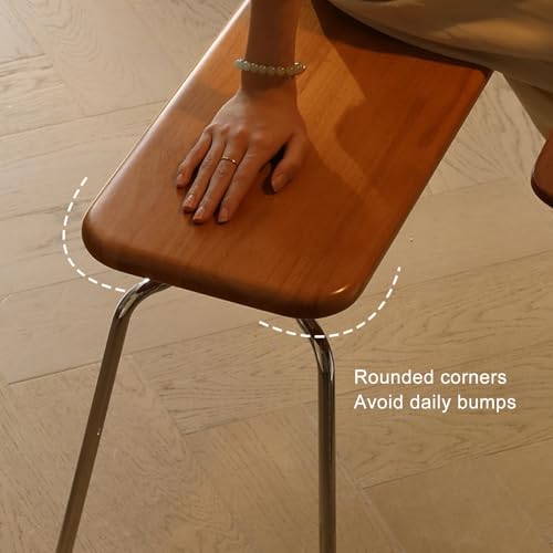 Banco de madera para asiento interior compacto que libera zonas de paso 5
