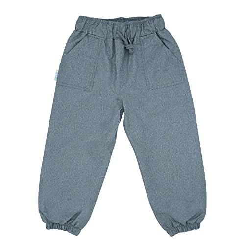 Jan & Jul Water-Proof Rain Pants for Kids, Boys, Girls (Single-Layer: Heather Grey, 5T) Cover