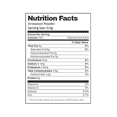 AIVA Arrowroot Powder, Natural Thickener, Dairy-Free, Non-GMO, Cornstarch Substitute - (2 Pound)