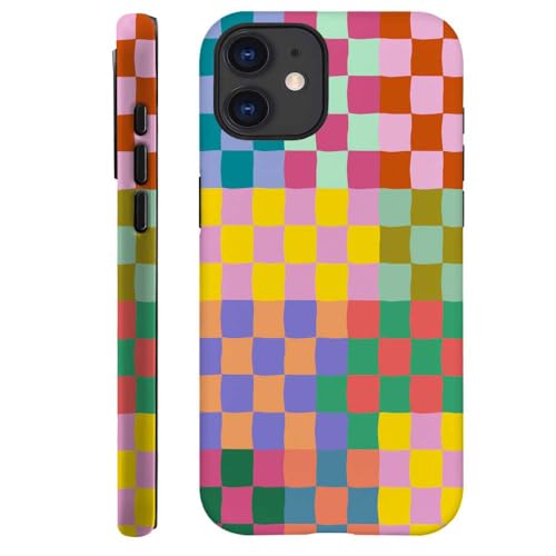 DAIZAG Case Compatible with for iPhone 11,Classic Checkerboard Plaid Phone Case for iPhone 11,Silicone Protective Cover Phone Case for Girl Women Boy Men