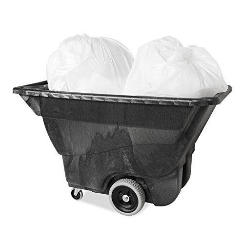 Rubbermaid Commercial Products FG9T1300BLA Polyethylene Box Cart, 450-Pound Load Capacity, Black