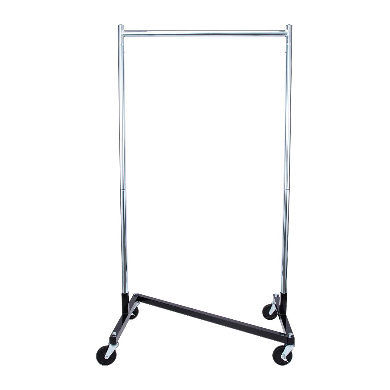 SSWBasics Compact Clothing Rack (Z-Truck Rolling Rack) - 36'' W x 24''D x 68''H (Holds 300lbs) - Sturdy Heavy Duty Clothing Rack Z Truck Garment Rack for Retail, Thrift, Boutique, Consignment, Home,