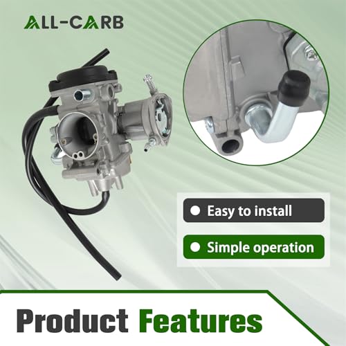 ALL-CARB Carburetor Replacement for Yamaha Rhino 450 YXR450 YXR450FA YXR450FAH YXR450FASE YXR450FH YXR450FSE 4x4 2006-2009 Carb by ALL-CARB - Used condition - Image 7