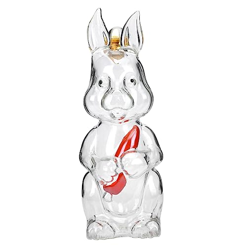 Botella de vidrio con diseño de conejo para maceración de ginseng 2