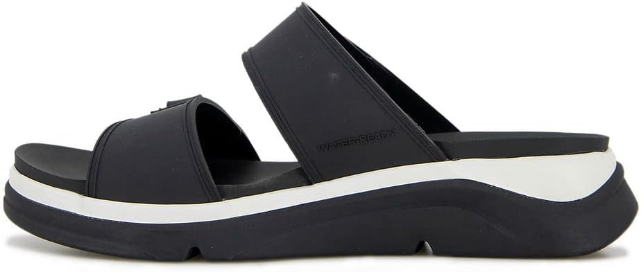 JBU by Jambu Women's Fenton Water Ready Slide Sandal, Black Opaque, 9