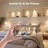 Lepro GU10 LED Bulb Dimmable, 50W Halogen Equivalent Light Bulbs, 5.5W 3000K Soft Warm Light Replacement for Recessed Track Lighting,40Spotlight for Kitchen Range Hood Living Room & Bedroom, 6 Pack