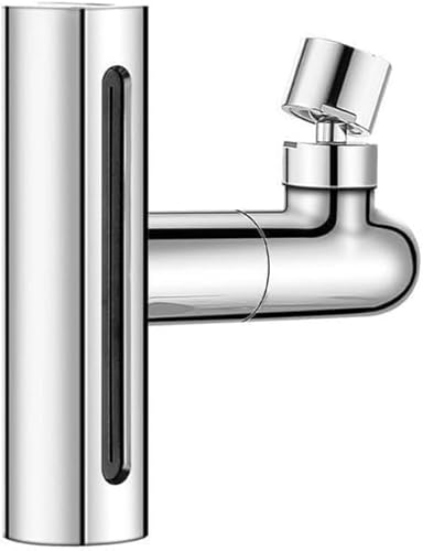 Adaptador de Torneira com 3 Jatos Reguláveis, Extensor de Torneira Chuveirinho com Rotação de 180º,