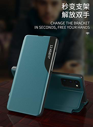 Celular Capa Samsung Galaxy A52/A52S Case Função de Sono Inteligente(Exibidas hora e data) Função de