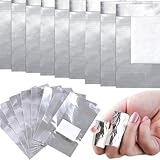 100 STÜCK NAGELLACKENTFERNER PADS, ALUMINIUMFOLIE NAGELLACK REMOVER WRAPS, NAGELLACK REMOVER PAD, ENTFERNER WRAP NAIL TOOL