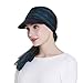 Newsboy Hat Sun Caps for Women with Chemo Summer Breast Cancer Hair Loss Navy