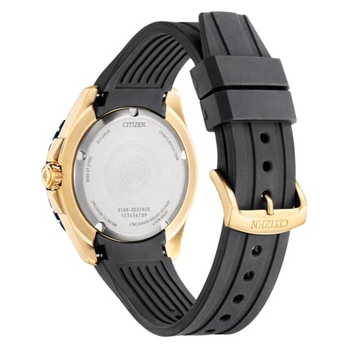 Image of Citizen Polyurethane Promaster Dive Eco-Drive Blue Dial Men Analog Watch Bn0196-01L, Black Band