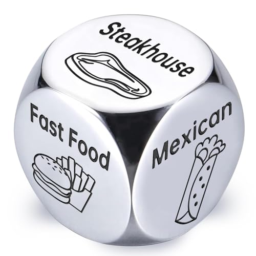 Gifts for Couples Funny Food Decision Dice Games Fathers Day Anniversary Birthday Gifts for Men Women Boyfriend Girlfriend