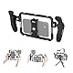 Nitze Smartphone Video Rig, Handy Video Kit mit Seitlichen Griffen, Universeller Aluminium Handykäfig für Videomacher, Videofilmer, Vlogger und Youtuber – T-MP01B