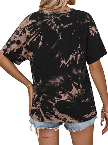 Image of Hilinker Womens Sexy Off The Shoulder Tops Short Batwing Sleeve T Shirt Oversized Casual Tee