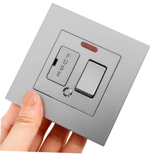 Interruptor de pared 13A con fusible gris tipo 86 para extractor de cocina 4