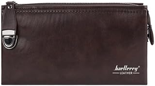 Baellerry Carteira Porta-Cartão Banco Caixa de Cartão de Crédito Bolsa com Vários Ranhuras para Homens Estojo Organizador de Carteira de Motorista Bolsa de Embreagem Masculina Baellerry Bolsa PU Carteira Banco Titular de Cartão de Crédito Carteira de Motorista