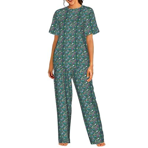 Pyjama à manches courtes thématique science pour vos moments de détente à la maison