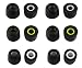 Zotech 6 Pair Memory Foam Replacement Earbuds, Ear Tips for JayBird BlueBuds X, X2 & X3 Sport Headphones (S/M/L)