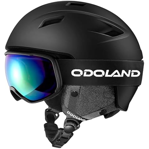 Odoland Ski Helmet and Goggles Set Cover