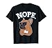 Lazy French Bulldog Dog Besitzer - Nope French Bulldog Hund T-Shirt