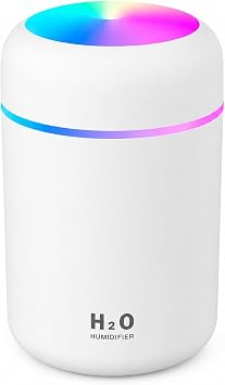Neo  arjl  Hava Nemlendirici 300ML RGB I kl  Type-C Buhar Makinesi Sessiz Ortam Nemlendirici Aroma Dif z r  1 Adet Filtre Hediye