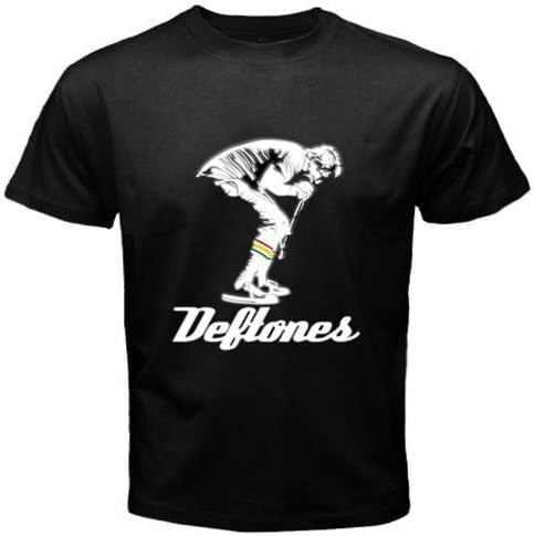 New DEFTONES Adrenaline Cat Rock Band Cool Mens Black T-Shirt Size M