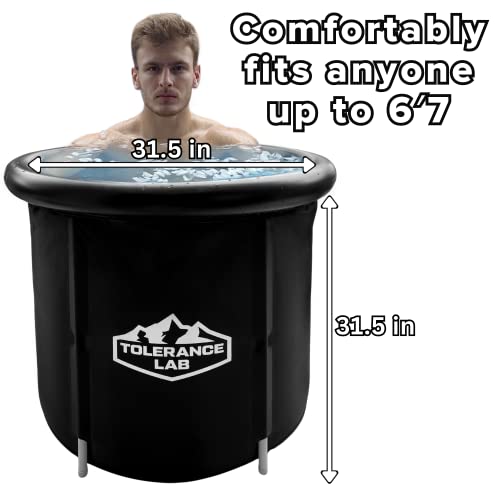 Ice Bath Tub For Cold Plunge | Portable Bathtub Large Inflatable Tub | Polar Cold Plunge Tub | Cold Plunge Tank With Cold Tub Chiller Recovery | Ice Bath Tub For Athletes, Adults, Of All Ages #TOP1