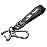 SWR Genuine Leather car Keychain Suitable for Audi R8 Q3 Q5 Q7 S3 S4 S5 S6 S7 A3 A4 A5 A6 A7 A8 Fami