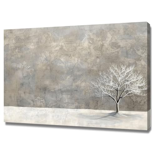 Décoration murale moderne WODJEM avec toile abstraite encadrée de qualité