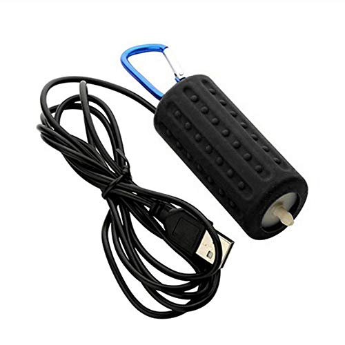 AUOKER - Bomba de Aire para Acuario con Mini USB, silenciosa, oxigenación de Alta eficiencia
