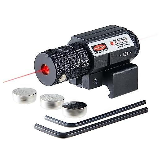 Pinty Compact Tactical Red Laser Sight with Picatinny Mount Alan Wrenches for Hunting - Easy and Bright